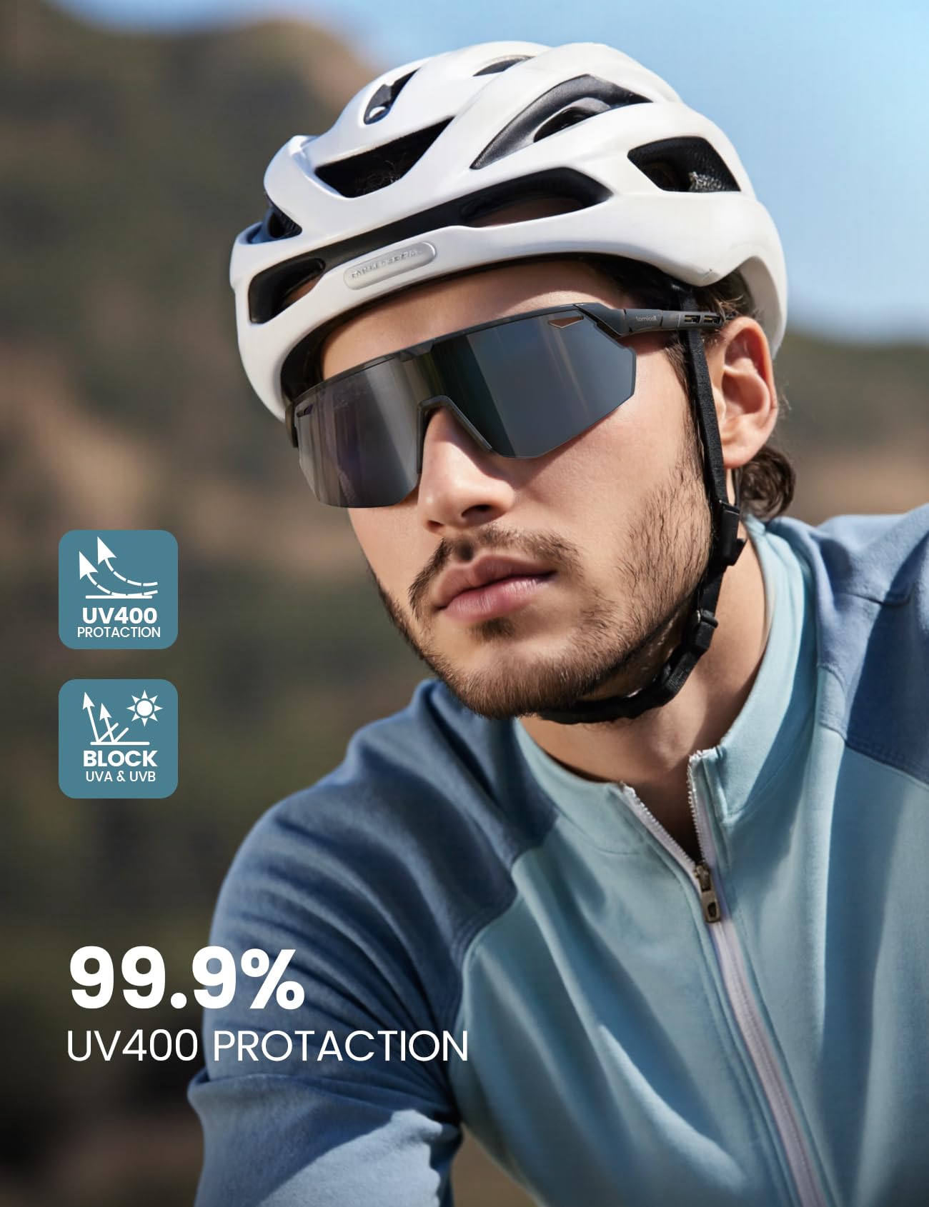 Lamicall Polarized Sports Sunglasses for Men Women, [24g Ultralight] [Adjustable Nose Pad] UV400 Protection Sun Glasses for Cycling Running Baseball Fishing Golf Beach Volleyball, Gifts for Mom Men 🍁 All In One Marketplace Canada
