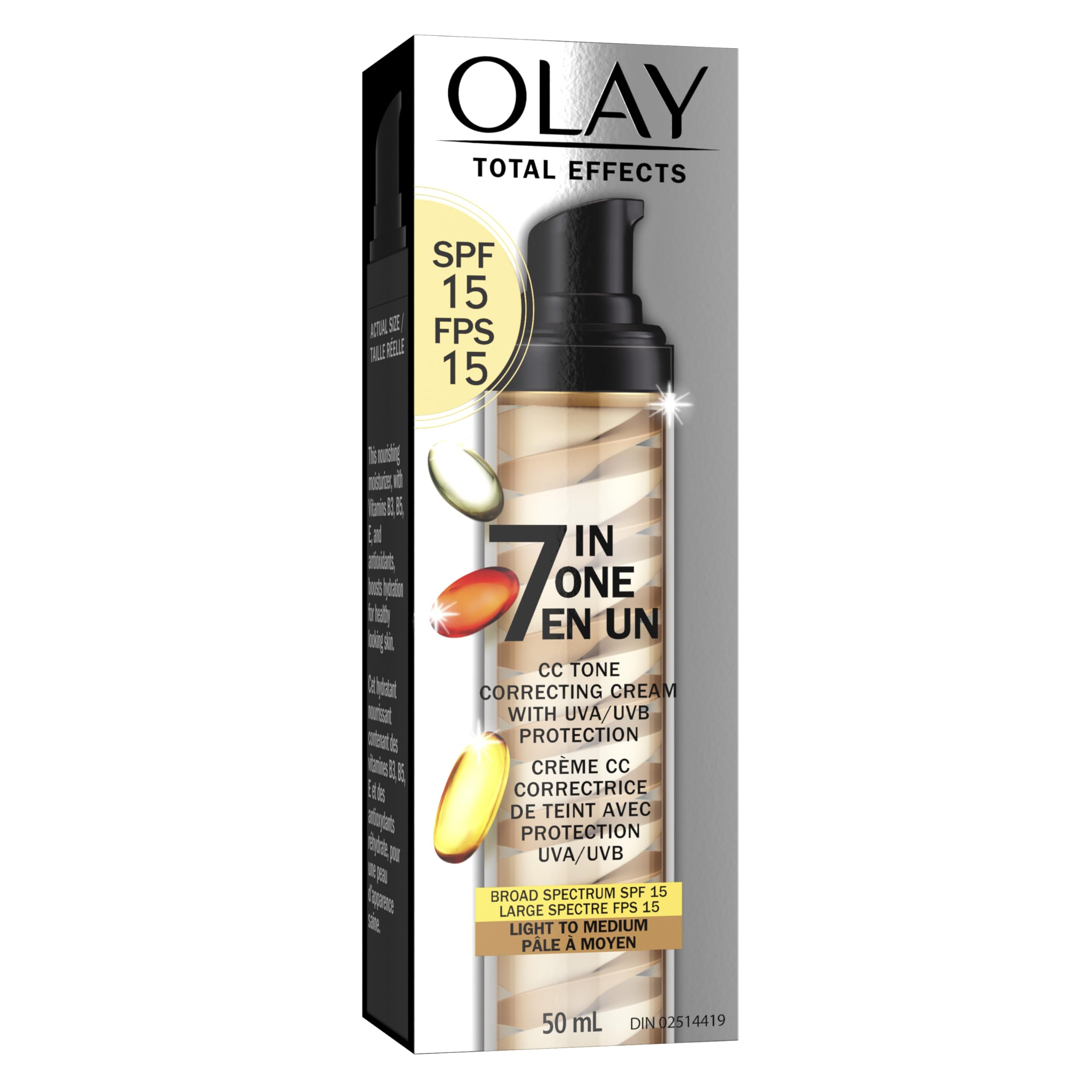 Olay Total Effects Tone Correcting CC Cream SPF 15, 50 mL 🍁 All In One Marketplace Canada