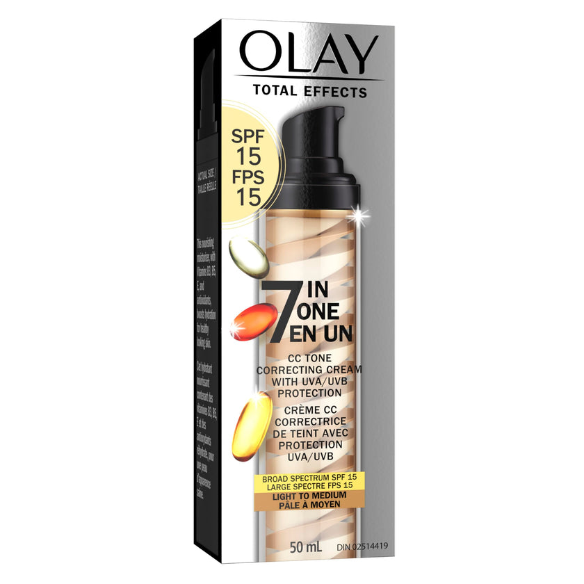 Olay Total Effects Tone Correcting CC Cream SPF 15, 50 mL 🍁 All In One Marketplace Canada