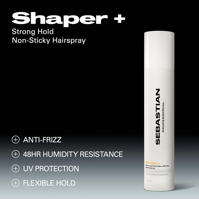 Sebastian Professional Shaper Plus Hairspray, 50% VOC | Humidity Resistant, Extra Hold | 10.6 oz | 300 g | Packaging May Vary 🍁 All In One Marketplace Canada