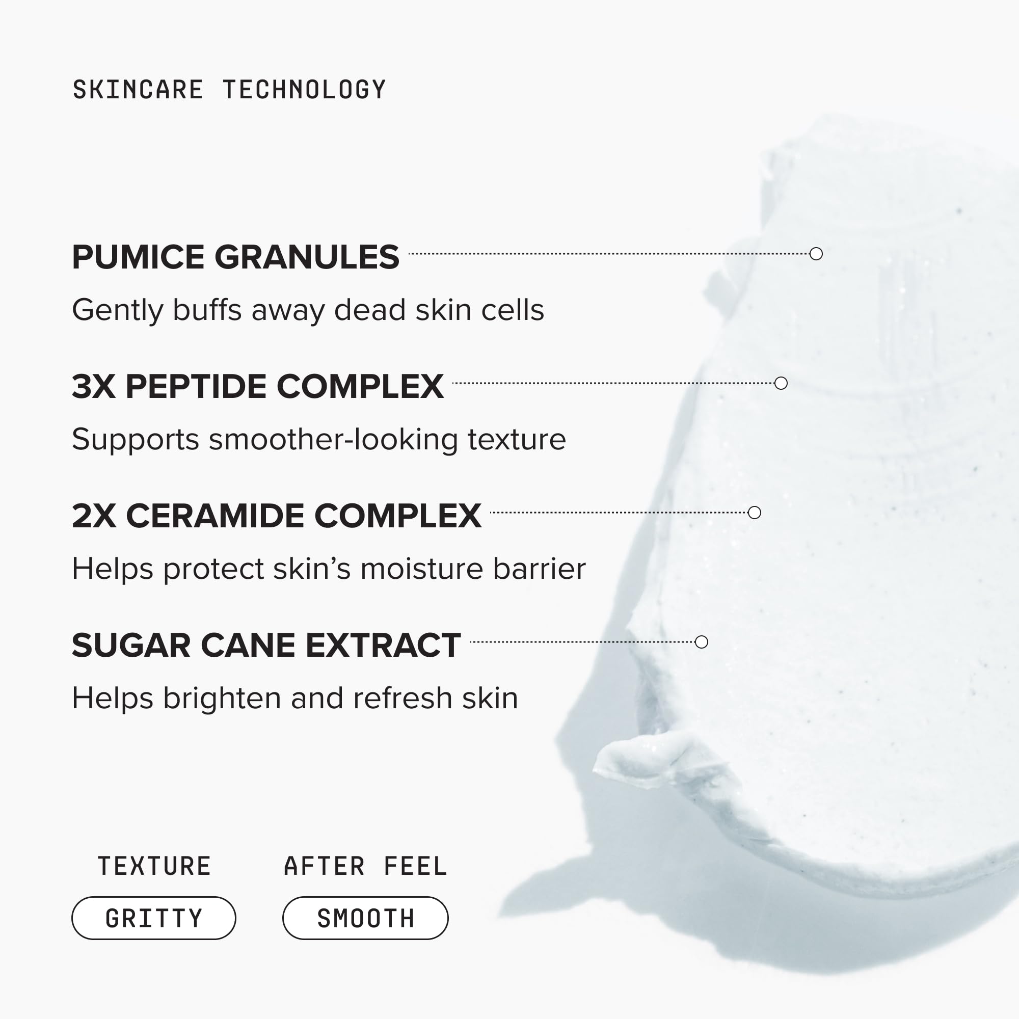 DRMTLGY Microdermabrasion Scrub – Gentle Facial Exfoliating Scrub to Smooth & Polish Skin – Face Exfoliator for Dull, Rough Texture – Pumice Exfoliant – 2 oz 🍁 All In One Marketplace Canada