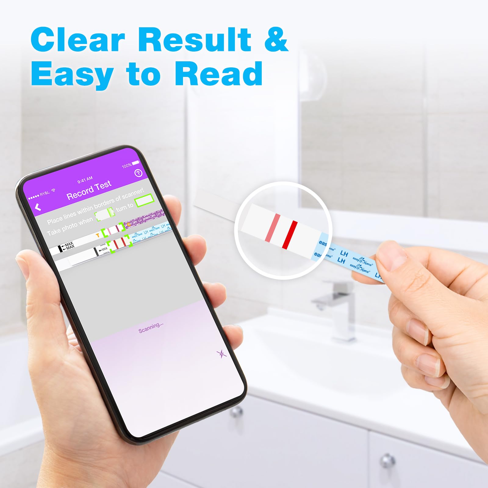 Easy@Home Ovulation Test Strips: 50 Counts LH Test for Women - at Home Surge Detection | Bulk Fertility Predictor Kits (Blue) 🍁 All In One Marketplace Canada