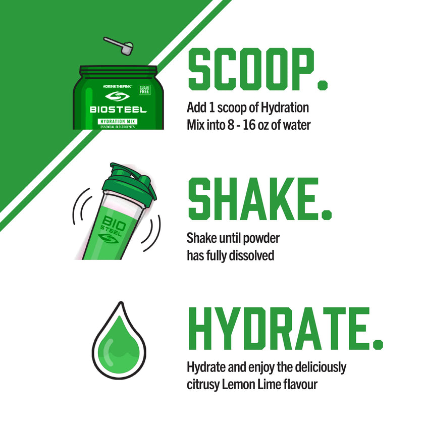 BioSteel Electrolyte Hydration Mix, Lemon Lime, 45 Servings 🍁 All In One Marketplace Canada