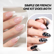 Beetles Gel Nail Polish Kit- 2 Pcs 15ml Black And White Gel Polish Black Gel Nail Polish Black Nail Polish Soak Off Led Gel Polish Nail Art Manicure Salon Diy at Home 🍁 All In One Marketplace Canada