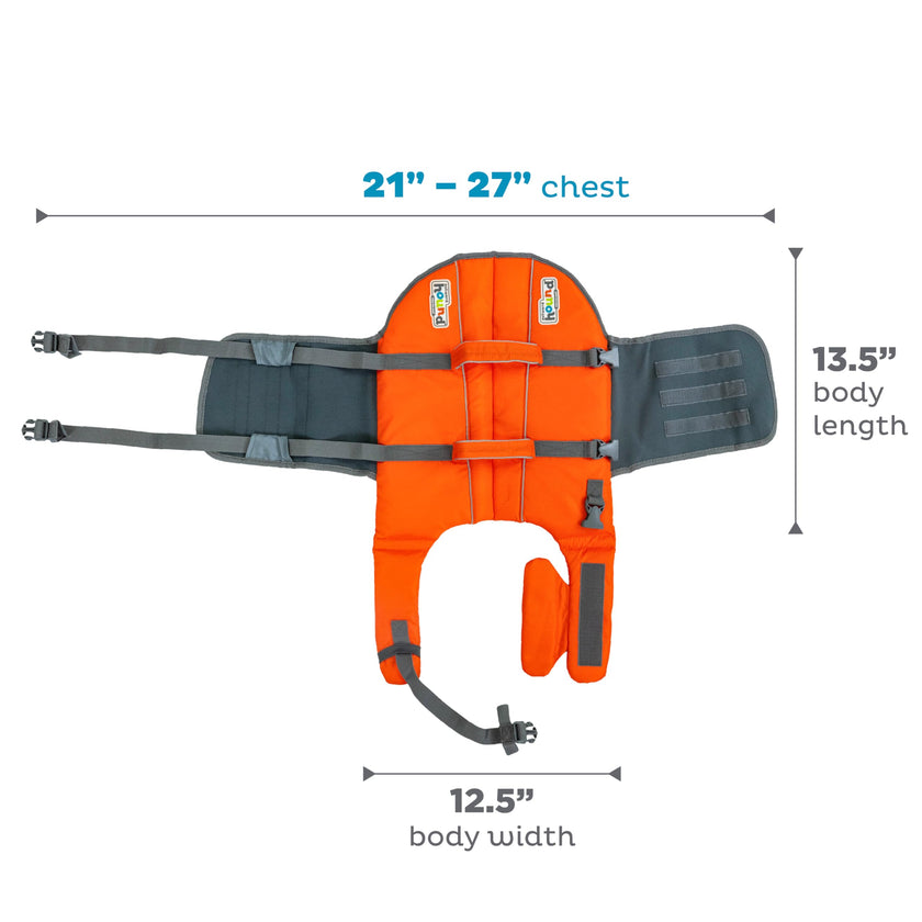 Outward Hound Granby Splash Orange Dog Life Jacket, Medium 🍁 All In One Marketplace Canada