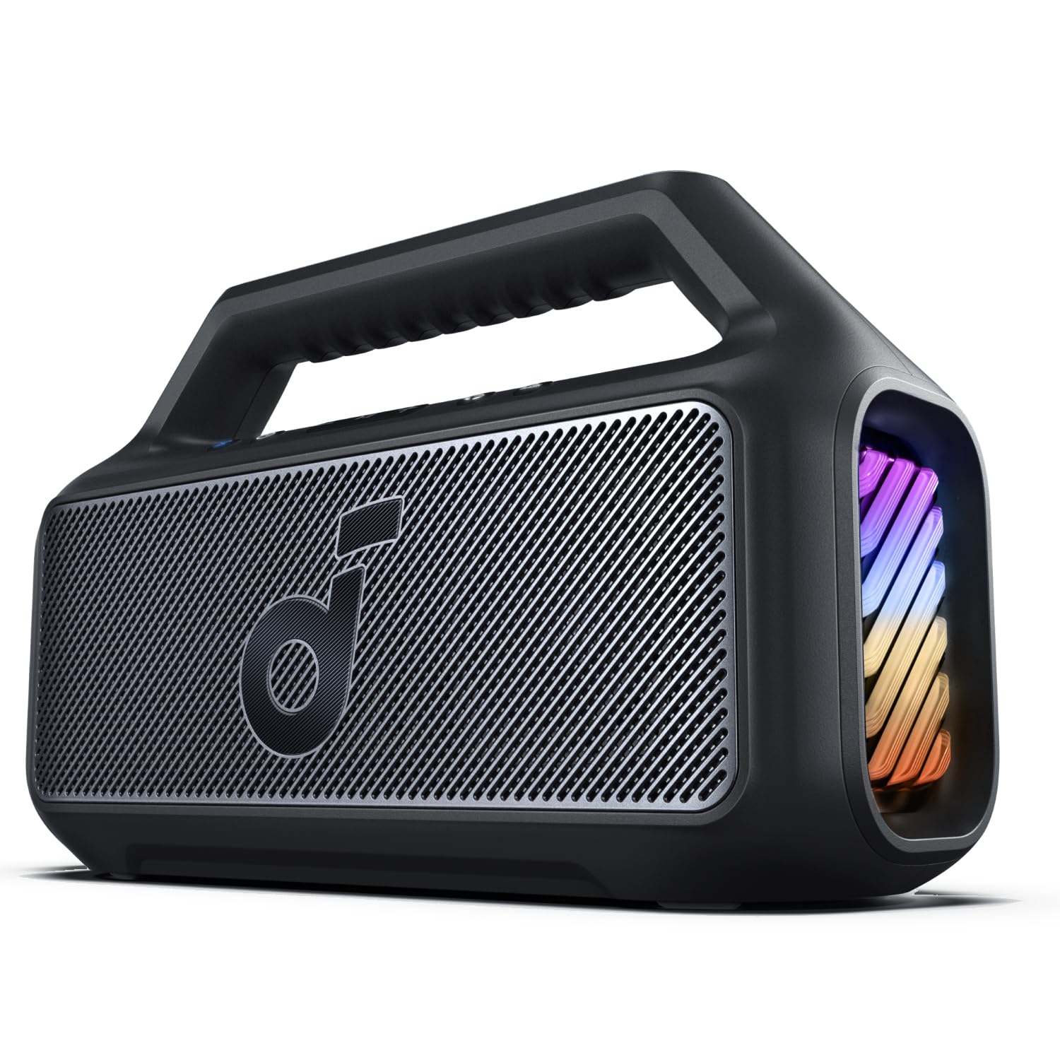 soundcore Boom 2 Outdoor Speaker, 80W, Subwoofer, BassUp 2.0, 24H Playtime, IPX7 Waterproof, Floatable, RGB Lights, USB-C, Custom EQ, Bluetooth 6.0, Portable, Camping, Beach, and Backyard-Black 🍁 All In One Marketplace Canada