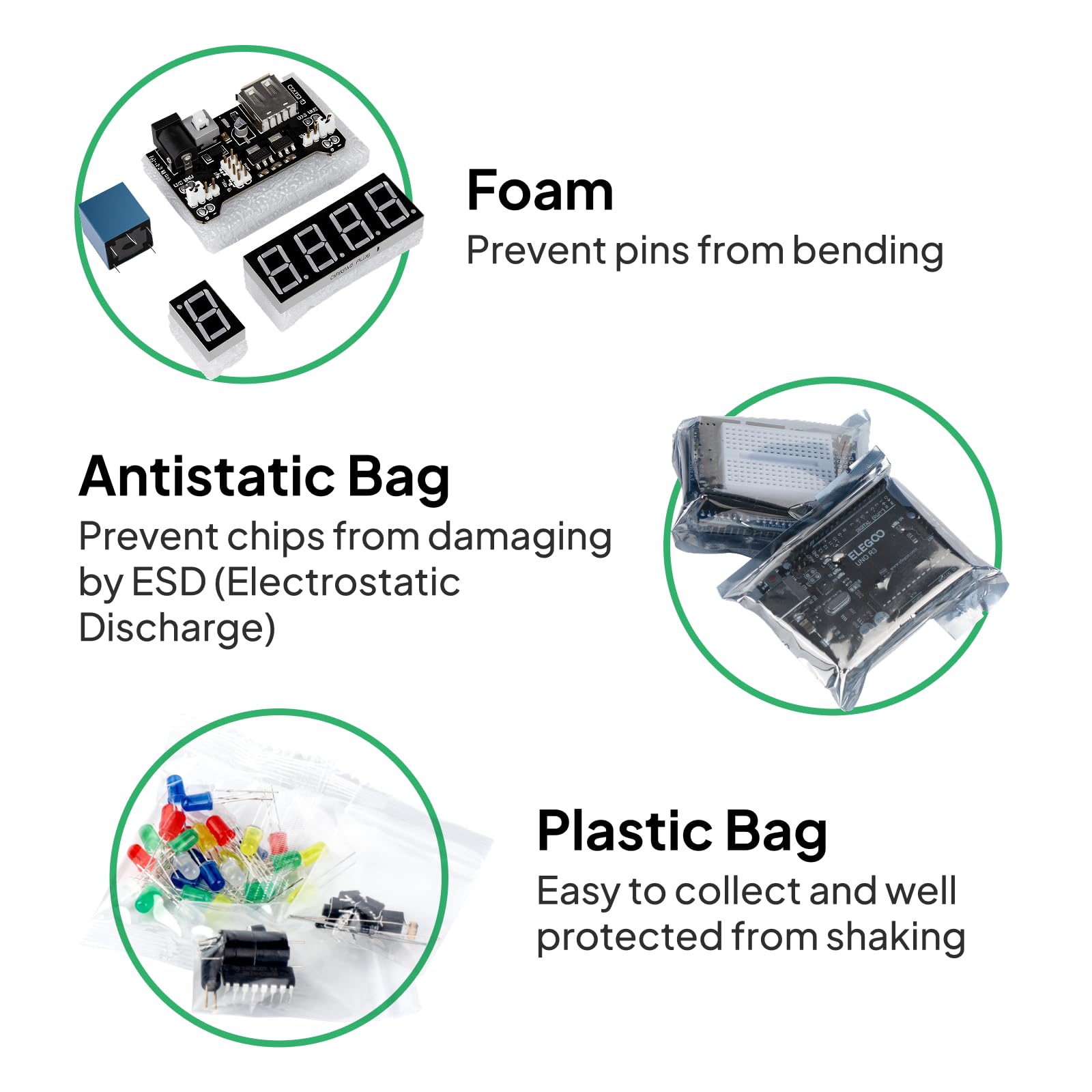 ELEGOO UNO R3 Super Starter Kit Compatible for Arduino- 60+ Components, 24-Lesson Tutorial, STEM Education Kit for Beginners Ages 10+ (Incl. Power Supply & 9V Battery) 🍁 All In One Marketplace Canada