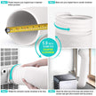 Air Conditioner Hose, Portable Exhaust Vent Hose with 5.9 Inch （6”） Diameter, Counterclockwise AC Hose Length to 80 Inch, Universal Replacement AC Vent Hose for LG and Many More Portable AC 🍁 All In One Marketplace Canada