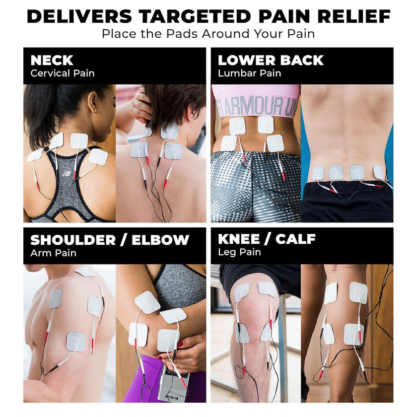 TENS 7000 Digital TENS Machine with Accessories - Muscle Stimulator Machine for Back Pain Relief, Sciatica, Neck, Nerve, Shoulder, Hip, Elbow, Muscle Pain Relief 🍁 All In One Marketplace Canada