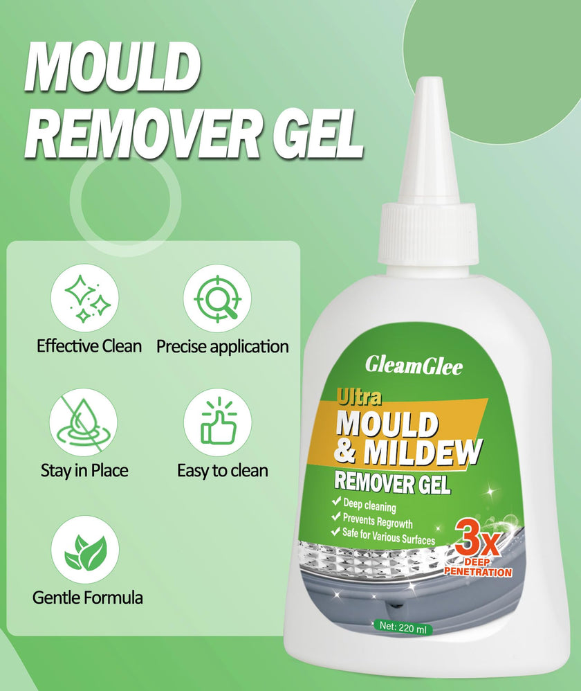 Mould Remover Gel, Powerful Mould Mildew Remover for Washing Machine, Top Load, Front Load, Tub Seal, Grout, Bathroom, Shower, Tiles, Refrigerator Strips, Kitchen Cleaner - 8 fl.oz 🍁 All In One Marketplace Canada