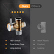 COSYLAND Rain Shower Head with Handheld - 304 Stainless Steel High Pressure 8 inch Square Rainfall Showerhead Combo with 3 Spray Mode 11 inch Extension Adjustable Arm & 60 inch Hose - Chrome 🍁 All In One Marketplace Canada