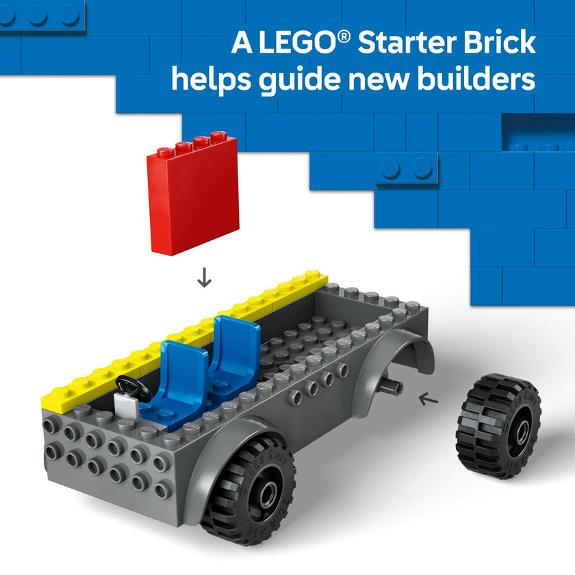 LEGO City Fire Ladder Truck Toddler Toy - Fire Truck Toy with 2 Firefighter Minifigures, Digital Guide for Boys and Girls, Ages 4+ - Learning, Educational Toy for Preschool - 60463 🍁 All In One Marketplace Canada