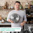 Jamie Oliver by Tefal Cooks Direct, Stainless Steel Pan Set, Frying Pans Nonstick Set 3 Pcs (20/24/28cm) (8/9/11 Inches), Induction Cookware with Even Heating 🍁 All In One Marketplace Canada