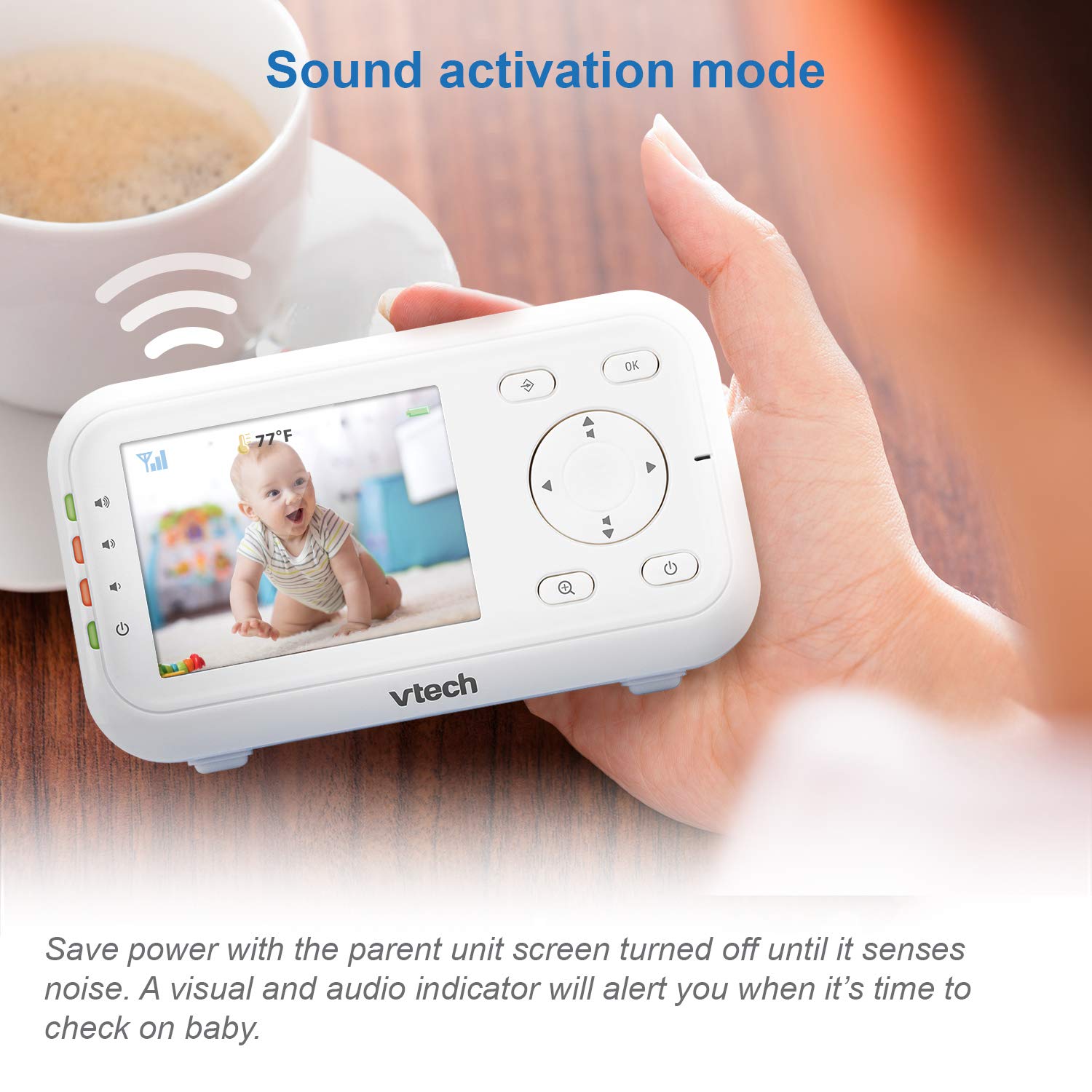 VTech VM3252-2 Digital Video Baby Monitor with 2.8