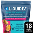 Liquid I.V. Hydration Multiplier Electrolyte Drink Mix - Enhanced Hydration Electrolyte Powder with Vitamins B3, B5, B6, B12 and C -18x On-the-go Sticks for Workout and Travel - Passion Fruit 🍁 All In One Marketplace Canada