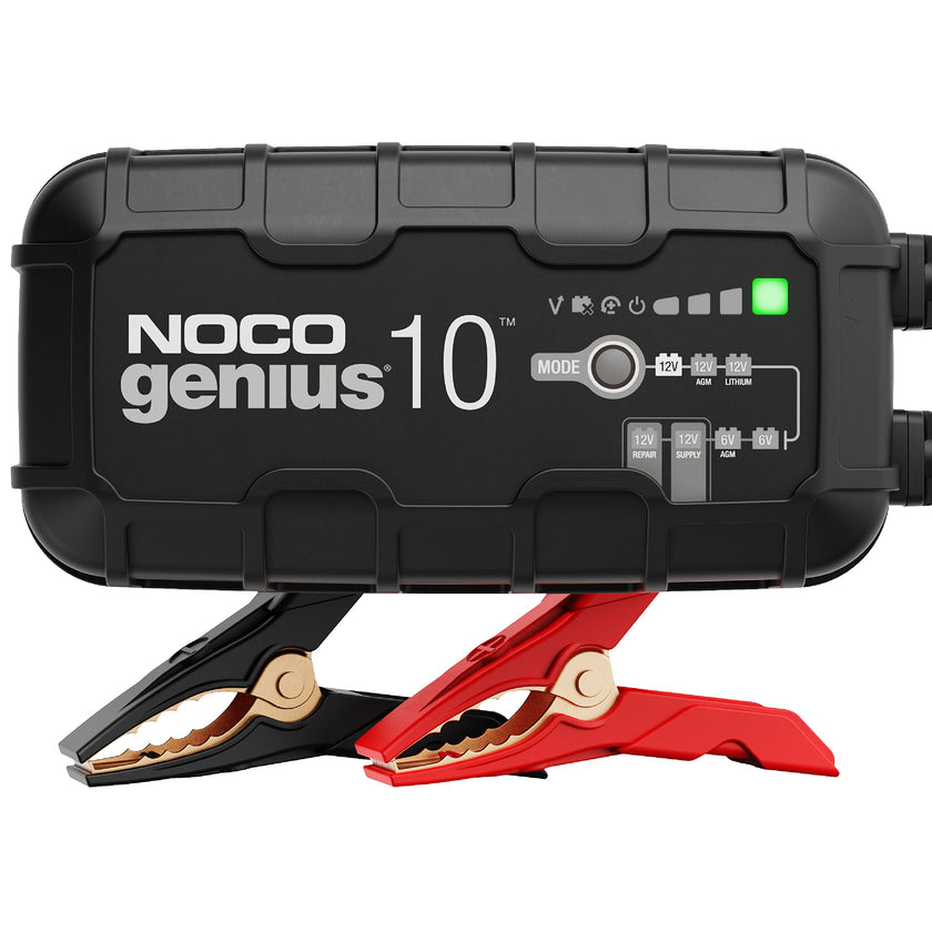 NOCO GENIUS10: 10A 6V/12V Smart Battery Charger – Automatic Maintainer, Trickle Charger & Desulfator with Overcharge Protection & Temperature Compensation – for Lead-Acid & Lithium Batteries 🍁 All In One Marketplace Canada