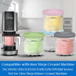 Containers Replacement for Ninja Creami Pints and Lids & Scoop - 4 Pack | Compatible with NC300/NC301/NC299AMZ Series | BPA-Free, Dishwasher-Safe, Leak-Proof Pints for Homemade Ice Cream 🍁 All In One Marketplace Canada