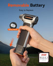 WOLFBOX MF200 Electric Air Duster with Removable Battery & 4 Nozzles, Cordless 3-Speed Adjustable Mini Blower for Computer Keyboard, Car Cleaning, Home, and Outdoor Use 🍁 All In One Marketplace Canada
