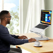 Besign LS10 Laptop Stand for Desk, Ergonomic Adjustable Notebook Tablet Stand, Riser Holder Computer Stand Compatible with Air, Pro, Dell, HP, Lenovo More 10-14