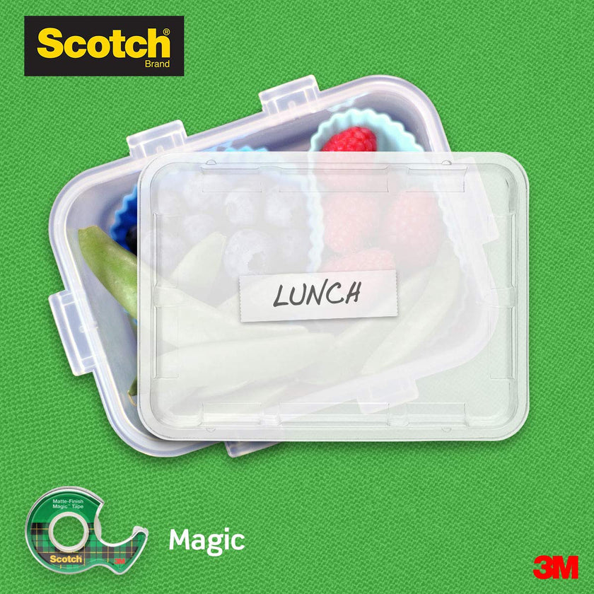 Scotch Magic Tape, 3 Dispensered Rolls, Numerous Applications, Invisible, Clear Tape Engineered for Repairing, 19mm Wide x 40m, 3 Rolls with Dispensers 🍁 All In One Marketplace Canada