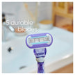 Gillette Venus Deluxe Smooth Swirl Womens Razor Handle + 3 Blade Refills 🍁 All In One Marketplace Canada