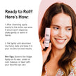 grace & stella Eye Serum Roller with Rose Quartz Rollerball - Hyaluronic Acid & Caffeine Under Eye Cream for Dark Circles & Puffiness - Airplane Travel Essentials - Vegan Skincare (15ml / 0.51floz) 🍁 All In One Marketplace Canada