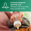 Philips Avent Natural Glass Baby Bottles with Natural Response Nipples (Medium Flow, Flow 3), 8oz, 3-pack, SCY913/03 🍁 All In One Marketplace Canada