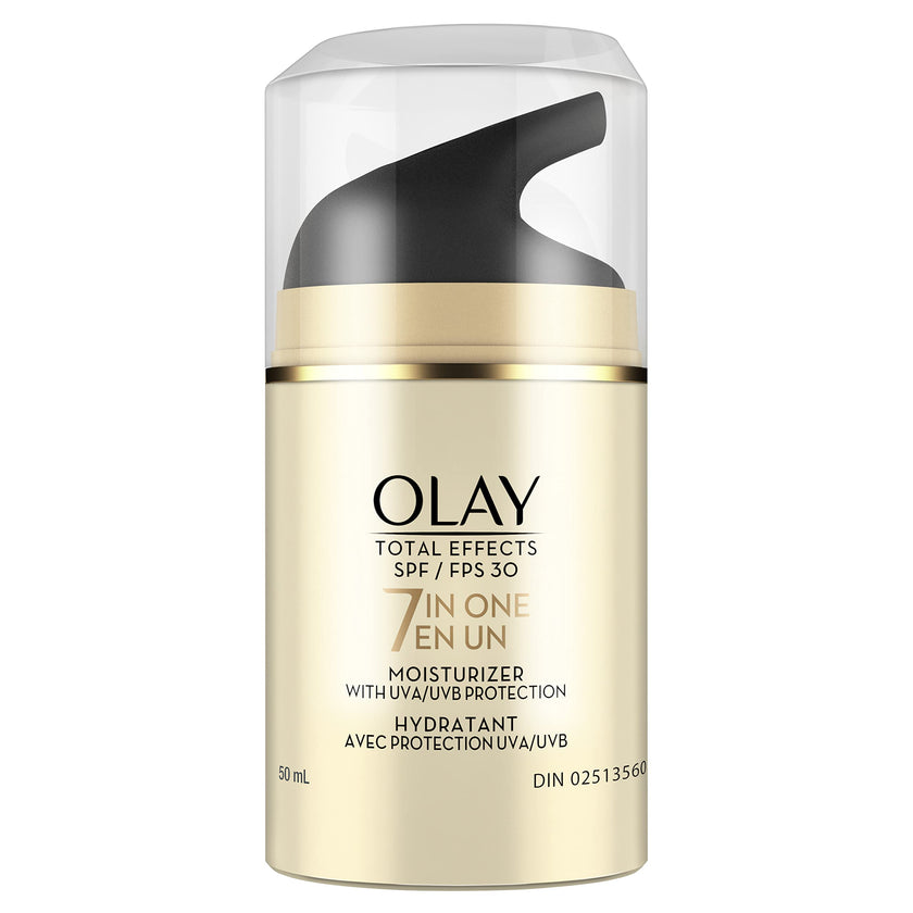 Olay Total Effects 7-In-One Anti-Aging Face Moisturizer with Vitamin B3, Niacinamide and Sunscreen SPF 30, 50ml 🍁 All In One Marketplace Canada