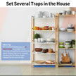 LULUCATCH Mouse Glue Traps 12 Pack, Larger & Heavier Plastic Sticky Glue Traps with Extra-Strong Adhesive for Mice, Rats, Sticky Mouse Trap for Indoor Use, Easy to Set. 🍁 All In One Marketplace Canada