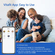 Vitafit Smart Weight Scale, High Accuracy 0.1lb by Our Professional Factory Since 2001, Scale Body Weight App Sync 13 Body Composition with BMI, Body Fat and Muscle, 400lb, LED, Black 🍁 All In One Marketplace Canada