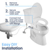 LUXE Bidet NEO 320 - Warm Water Bidet Attachment for Toilet Seat, White 🍁 All In One Marketplace Canada
