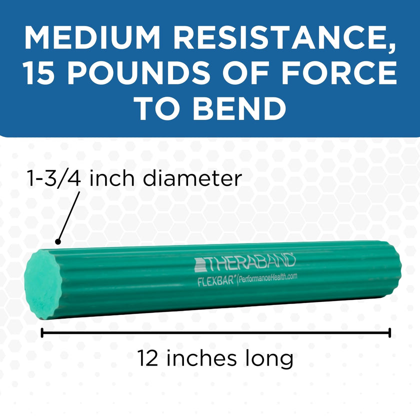 Thera-Band FlexBar, Green 🍁 All In One Marketplace Canada