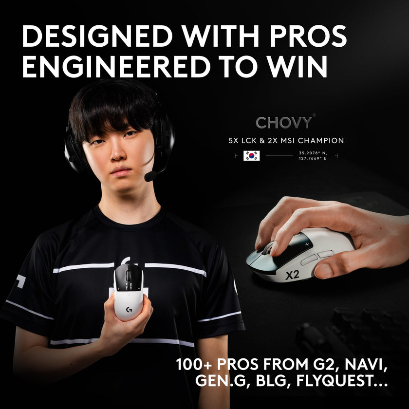 Logitech G PRO X2 SUPERSTRIKE Wireless Gaming Mouse - Black/White 🍁 All In One Marketplace Canada