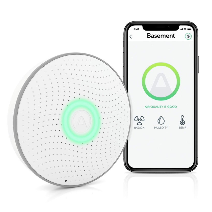 Airthings Wave Radon - Smart Radon Detector with Humidity & Temperature Sensor – Easy-to-Use – Accurate – No Lab Fees – Battery Operated - Free App 🍁 All In One Marketplace Canada