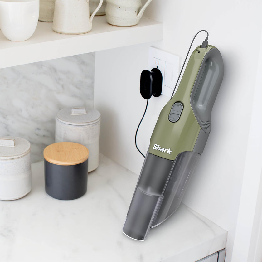Shark Cyclone Handheld Vacuum - HyperVelocity Suction, Lightweight 1.6 lbs, XL Dust Cup, USB Charging, 8