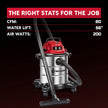 Vacmaster VOC508S 1101 5-Gal 4 Peak HP Stainless Steel Wet/Dry Vac Red 🍁 All In One Marketplace Canada