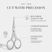 Tweezerman Dog and Cat Stainless Steel Safety Tip Grooming Scissors 🍁 All In One Marketplace Canada