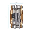 Crank Brothers Multi Bicycle Tool (19-Function, Gold) 🍁 All In One Marketplace Canada