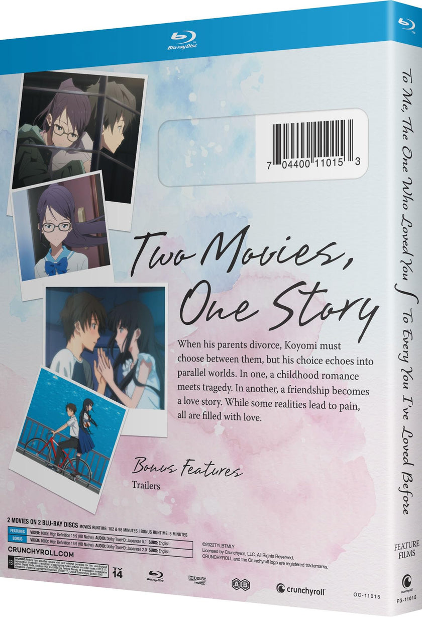 To Me, The One Who Loved You + To Every You I've Loved Before - Blu-Ray