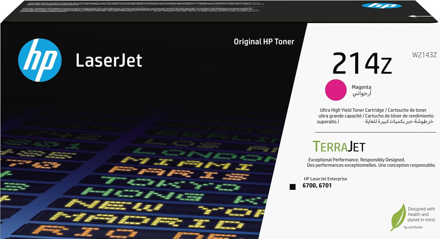 HP 214Z- Ultra High Yield LaserJet - Magenta Toner Cartridge (W2143Z)