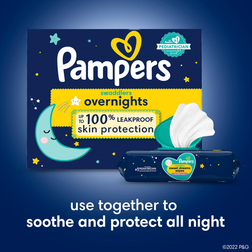 Pampers ZZZ Overnight Diapers, Size 3 (16-28 lbs), 116 Count, Nighttime Protection Disposable Baby Diaper 🍁 All In One Marketplace Canada