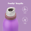Owala FreeSip Twist Insulated Stainless Steel Water Bottle with Straw for Sports and Travel, BPA-Free, 24-oz, Purple/Purple (California Grapevine) 🍁 All In One Marketplace Canada