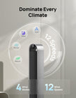 DREO Pilot Max 120° Oscillating Tower Fan, 42 Inch Bladeless Fan for Bedroom, 25dB Quiet DC Motor, Standing Fan with Remote, 12 Hyper Wind Speeds, 4 Modes, 12H Timer Floor Fans for Home Living Room 🍁 All In One Marketplace Canada