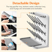 Lifewit Large Baby Bottle Drying Rack for 15 Bottles, Removable Pacifiers Box, Drip Tray, Vertical Rack for Bottle Accessories, Weighted Straws，Pump Parts, BPA-Free, White&Gray, Without Drain Mat 🍁 All In One Marketplace Canada