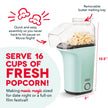 Dash Fresh Pop Popcorn Maker, 16-Cup Hot Air Popper, Aqua 🍁 All In One Marketplace Canada