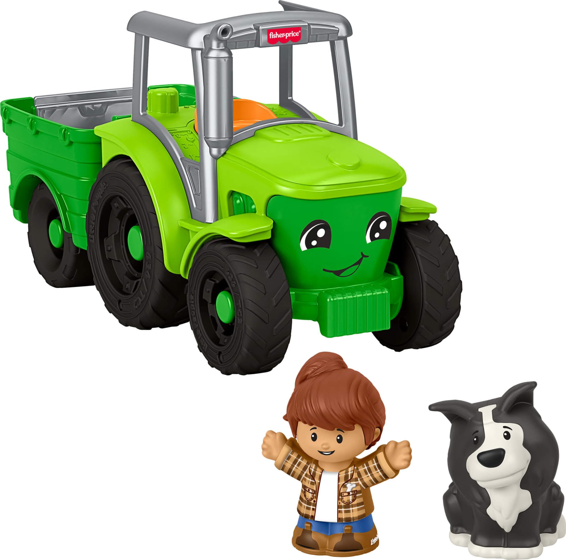 Fisher-Price Little People Push & Play Tractor, Multilanguage 🍁 All In One Marketplace Canada
