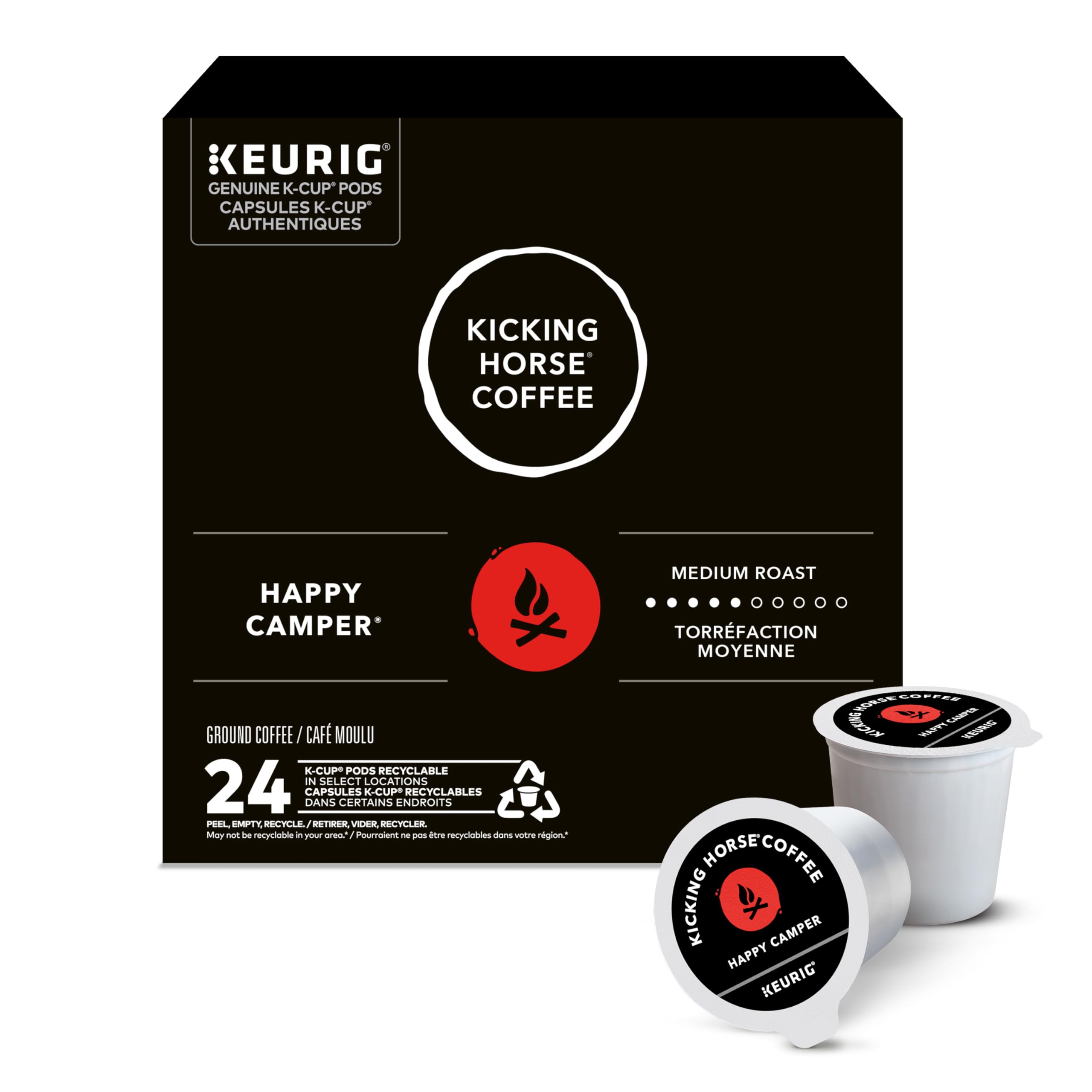 Kicking Horse Happy Camper, Medium Roast, K-Cup Coffee Pods, 24 Count 🍁 All In One Marketplace Canada