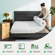 ViscoLogic Made in Canada 6 Inch Twin Mattress, Cool Gel Infused Foam, Medium Firm Support & Pressure Relief, Mattress in a Box, CertiPUR-US®, Twin Size 🍁 All In One Marketplace Canada