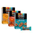 KIND Mini Snack Bars Variety Pack, Gluten Free, Low Sugar, Low Calorie Snacks, Almond Sea Salt & Dark Chocolate, Caramel Almond & Sea Salt, Peanut Butter Dark Chocolate, 30 Count 🍁 All In One Marketplace Canada