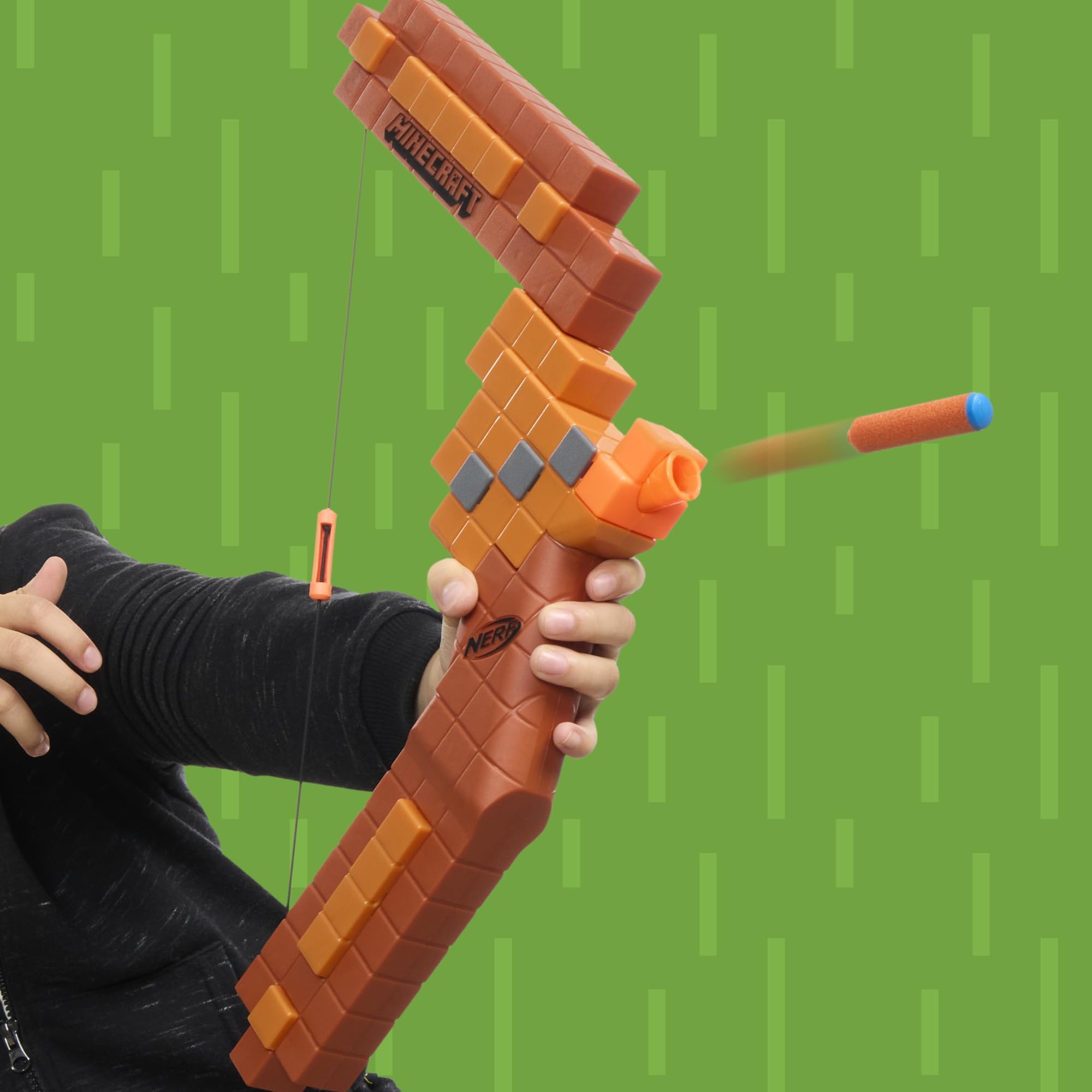 Nerf Minecraft Bow Dart Blaster, Pull-Back String Priming, 8 Nerf N1 Darts Compatible Only with Nerf N1 Dart Blasters, Ages 8+ 🍁 All In One Marketplace Canada